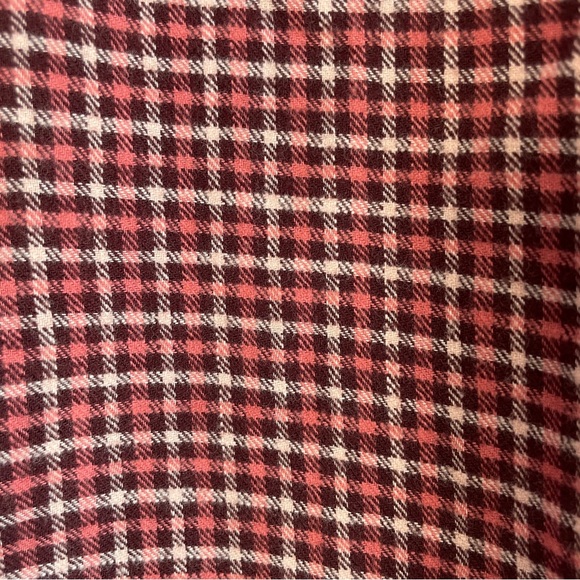 J Crew Womens Classic Fit Flannel Shirt Sz 2 Check Heritage Preppy Cabincore - Picture 9 of 11